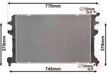 Radiator voor intercooler, Verzenden, Nieuw