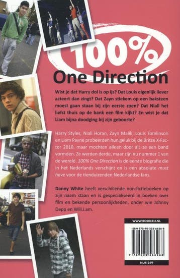 100% One Direction 9789022566268 Danny White, Verzenden, Gelezen, Danny White