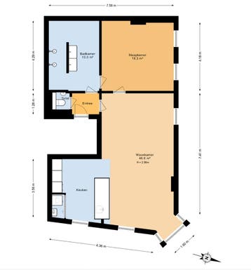Te huur: Appartement Claes de Vrieselaan in Rotterdam, Appartement, Rotterdam, Zuid-Holland