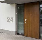 Grote huisnummers 50cm - RVS huisnummer groot kopen?, Nieuw