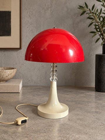 Szarvasi - Tafellamp - Metaal, Emaille - Space Age-lamp uit
