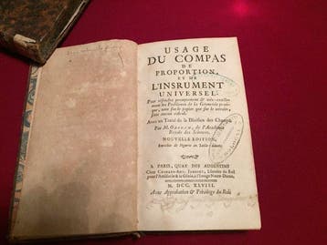 M. Ozanam - Lusage du Compas de proportion, expliqué et