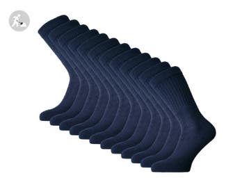 12 paar SQOTTON Werksokken - Heavy - Marineblauw, Kleding | Heren, Verzenden, Nieuw