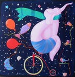 Beppe Francesconi - Sunday morning., Antiek en Kunst, Kunst | Schilderijen | Modern