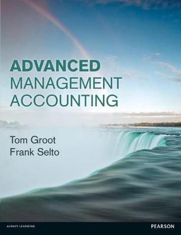 Advanced Management Accounting 9780273730187 Groot Tom, Boeken, Verzenden, Gelezen, Groot Tom