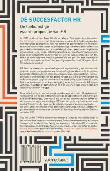 De succesfactor HR, Ophalen of Verzenden, Nieuw