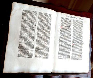Jean Gerson Doctor Christianissimus - Sheet from Incunable