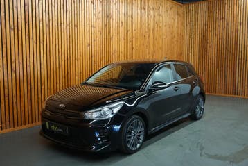 Kia Rio 1.0 T-GDI GT-Line Achteruitrijcamera / Airco NR94, Leder en Stof, Zwart, Handgeschakeld, Nieuw