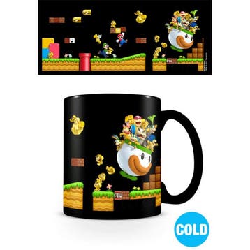 Super Mario gold coin rush heat changing mug, Verzenden, Nieuw