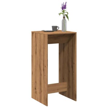 vidaXL Bartafel 51x50x103,5 cm bewerkt hout artisanaal, Huis en Inrichting, Verzenden, Nieuw