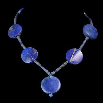 West-Aziatisch lapis lazuli Kralenketting (Zonder