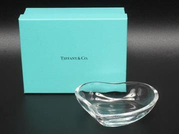 Tiffany & Co. - Elsa Peretti - Kom - Heart-Shaped Crystal, Antiek en Kunst, Antiek | Glas en Kristal