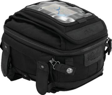 Burly Brand Voyager Tank/Tail Bag - Black, Ophalen of Verzenden