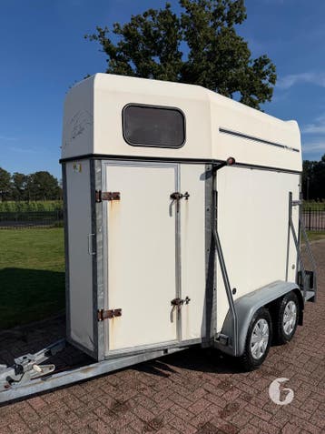 Mooie Wijer 1,5 paards! Foodtrailer!, Dieren en Toebehoren, Ophalen, Zo goed als nieuw, Hout, 1½-paards trailer