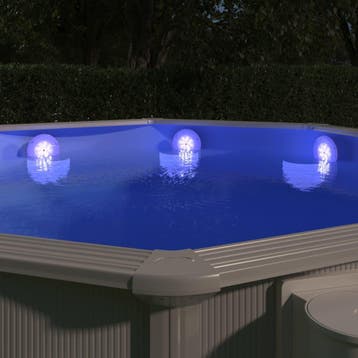 vidaXL Zwembadlamp drijvend LED met afstandsbediening, Verzenden, Nieuw