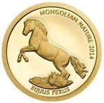 Mongolië. 500 Tögrög (Wild horse) gold .999 2014 (Zonder