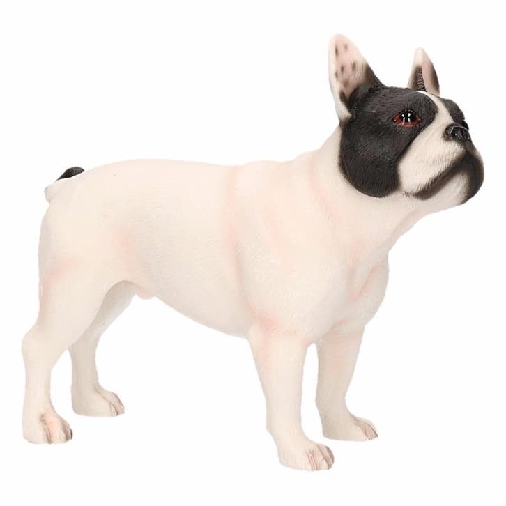 Beeldje witte Franse Bulldog hond 11 cm - Beeldjes, Verzamelen, Beelden en Beeldjes, Ophalen of Verzenden