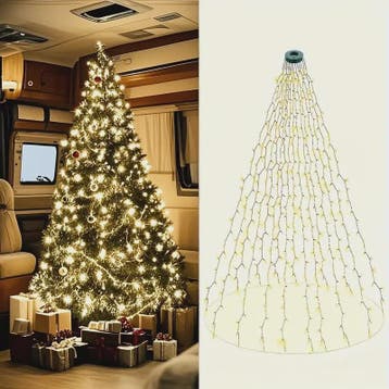 400 LED Kerstboomverlichting Warm Wit - 8 Modi - Buiten & Bi, Verzenden, Nieuw