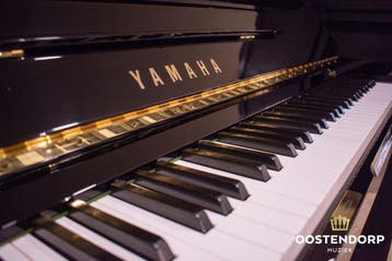 Yamaha U3A PE messing piano - 4317747, Zo goed als nieuw, Zwart, Piano