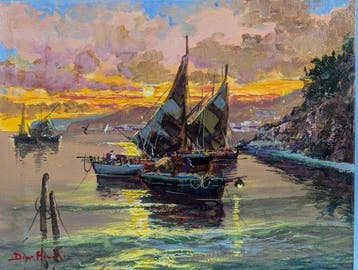 Dino Maselli (XX-XXI) - Marina al tramonto