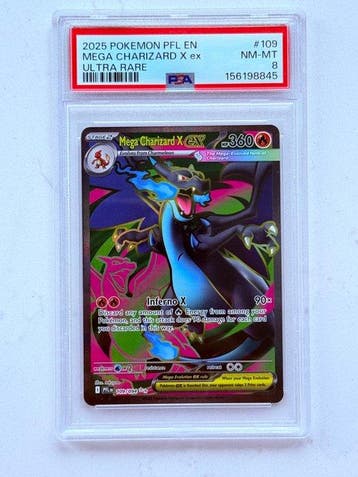 Pokémon - 1 Graded card - Mega Charizard X ex 109/099 Foil -, Nieuw