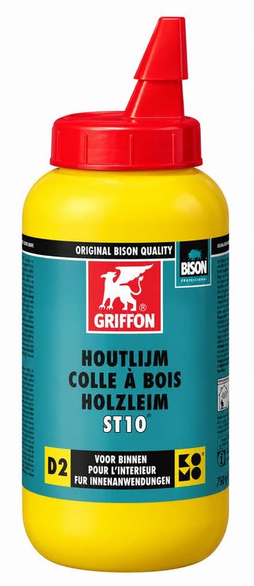 Griffon houtlijm st10 1 stuk, 750 gram, fles, Verzenden, Nieuw