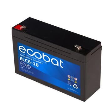 Ecobat AGM VRLA Light Cycle accu | ELC6-10 | 6V 10Ah, Ophalen of Verzenden, Nieuw