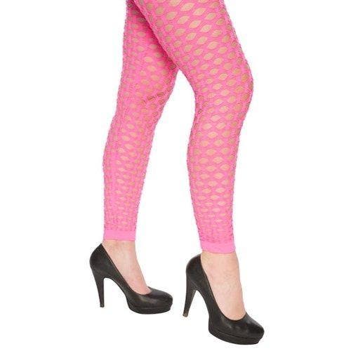 Neon legging met gaten roze, Hobby en Vrije tijd, Feestartikelen, Feestartikel, Nieuw, Verzenden
