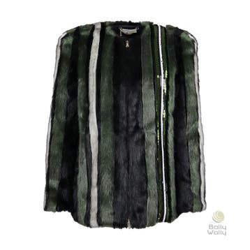 Patrizia Pepe • faux fur jas • 36 (IT42), Verzenden, Zwart, Nieuw, Patrizia Pepe