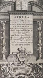 Biblia dat is de gantsche H. Schrifture - 1737