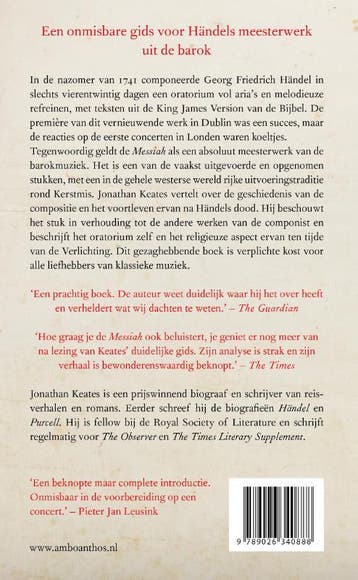 Messiah 9789026340888 Jonathan Keates, Verzenden, Zo goed als nieuw, Jonathan Keates