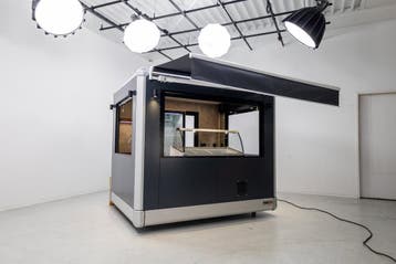 IJskiosk Elite 290 | Verkoopkiosk voor ijs en koffie, Ophalen