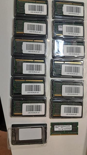 Partij 8GB DDR3L SO-DIMM Laptop Ram Geheugen nieuw, Nieuw, DDR3, Laptop, 8 GB