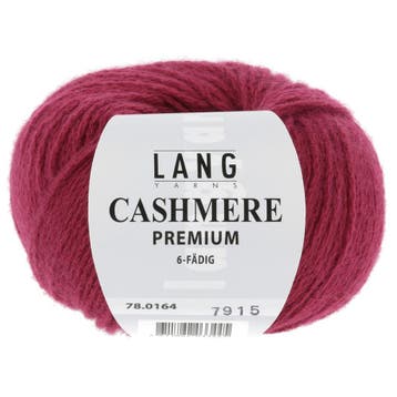 LANG Yarns Cashmere Premium - 164 Donker Framboos - Puur K, Ophalen of Verzenden, Nieuw