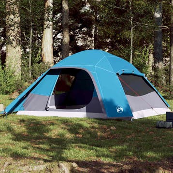 vidaXL Koepeltent 6-persoons waterdicht blauw, Verzenden, Nieuw, Tot en met 2