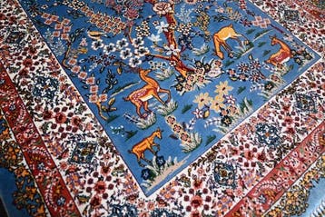 Zijden Levensboom - Vloerkleed - 90 cm - 60 cm - ongebruikte, Nieuw