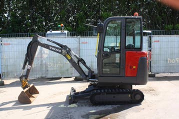 Veiling: Minigraver Volvo EC18D Diesel 12kW 2018, Ophalen, Graafmachine