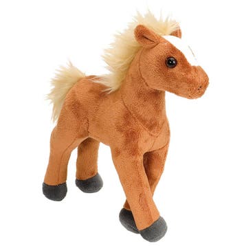 Wild Republic paardje knuffel - pluche - 20 cm - bruin, Verzenden, Nieuw