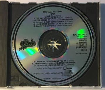 Michael Jackson - Bad (CD, 1987), Ophalen of Verzenden, Gebruikt