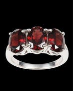 Granaat - Zilver, Le Brasier Précieux – Juweel Grenaat van, Antiek en Kunst