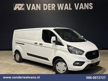 Ford Transit Custom | 2.0 TDCI 105pk L2H1 Euro6 Airco |, Auto's, Gebruikt, Euro 6, Wit, Dealer onderhouden