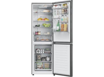 Haier - Inhoud  355 L - Nofrost Koel-vriescombinatie Inox, 200 liter of meer, Verzenden, Met aparte vriezer, Nieuw