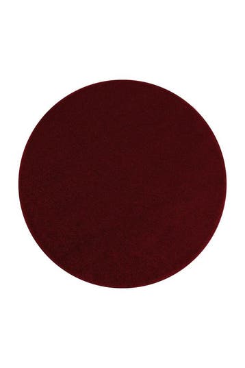 Rond Vloerkleed | Ata | Effen | Rood | 120x120 cm, Verzenden, Nieuw