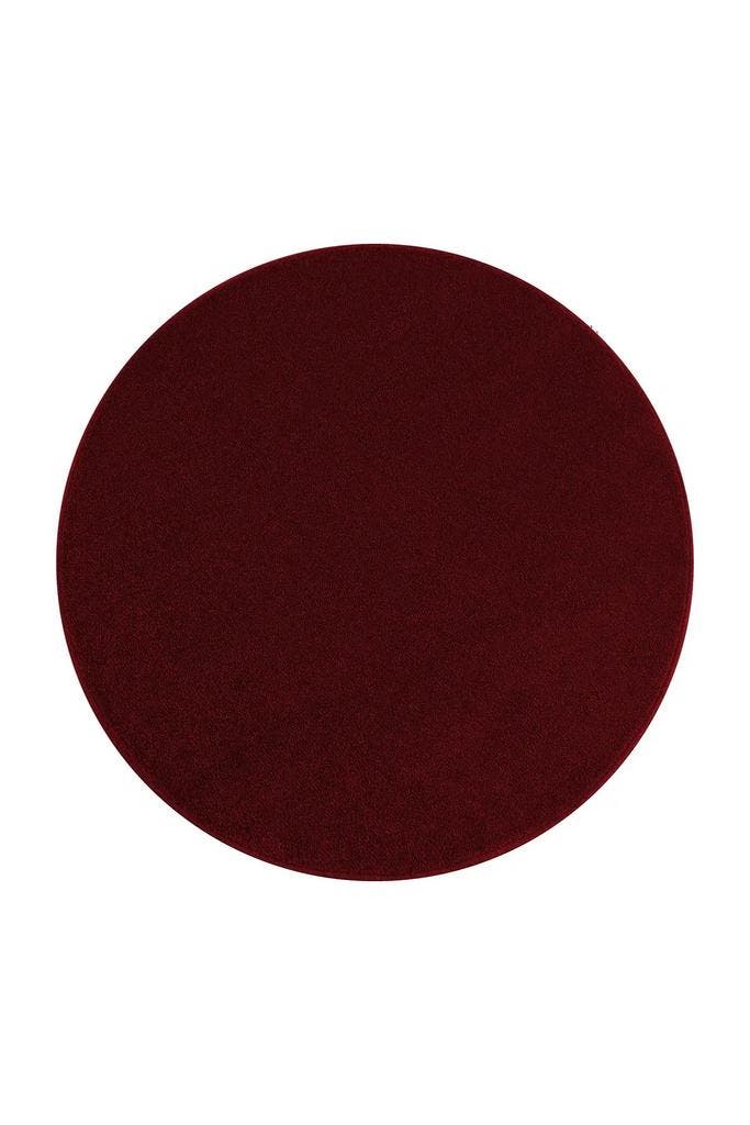 Rond Vloerkleed | Ata | Effen | Rood | 120x120 cm, Huis en Inrichting, Stoffering | Tapijten en Kleden, Verzenden