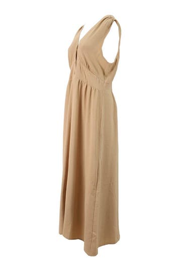 Vila Jurk in maat 42 Beige, Vila, Verzenden, Zo goed als nieuw, Beige