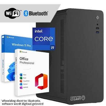 Core i9 compleet - WiFi + BT + Windows + Office 2024 (Word,, Nieuw