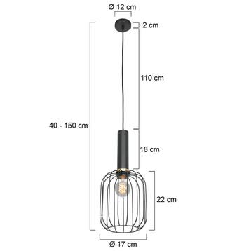 Mexlite hanglamp Aureole 3069ZW Sale, Ophalen, Overige materialen, Nieuw, 75 cm of meer