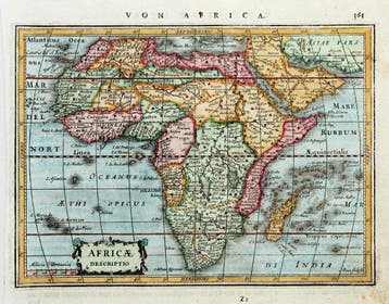 Afrika - Het continent Afrika; Mercator & Janssonius, -, Nieuw