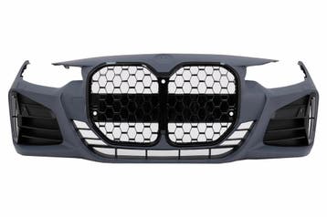 Voorbumper BMW 4 Serie F33 F32 F36 Look G22 Zwart, Ophalen of Verzenden, Nieuw