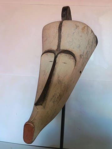 Prachtig hedendaags masker van gerechtigheid - Fang Ngil, Antiek en Kunst